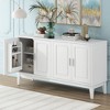 NicBex Large Sideboard Buffet Cabinet with 4 Doors & Adjustable Shelves for Kitchen,Living Room - 4 of 4