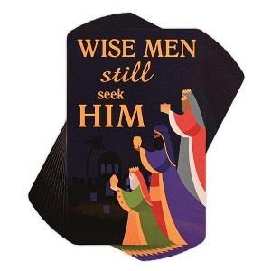 Dicksons Wise Men Still Seek Him 4 Inch Paper Christmas Keepsake Bookmark Pocketcard Pack of 12 - 1 of 2