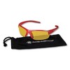 KleenGuard Equalizer Safety Glasses Red Frames Amber/Yellow Lens - 12/Box - 3 of 4