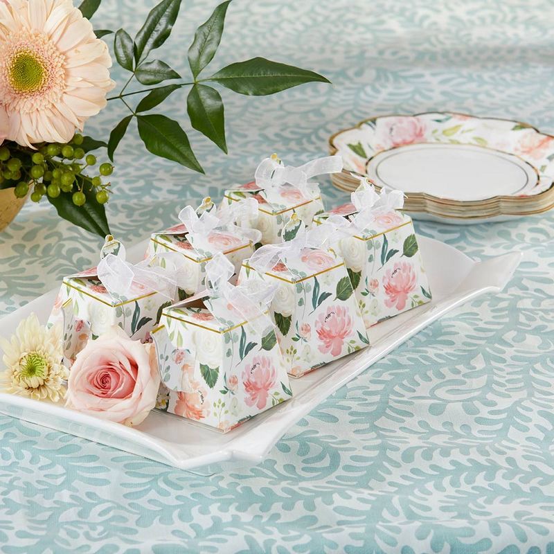 Kate Aspen Floral Teapot Favor Box (Set of 24) | 28298FL, 2 of 12