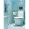 Cobbe White Toilet Paper Holder Wall Mount, Bathroom Toilet Paper Holder SUS304 Stainless Steel, Double Post Pivoting Toilet Paper Roll Holder - 2 of 4