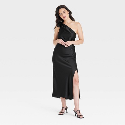 Women's One Shoulder Midi Dress - A New Day™