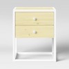Wood Nightstand Knock Down White/Natural - Pillowfort™ - image 3 of 4