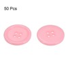 Unique Bargains Resin Craft Snap Round Flat 4-Hole Sewing Buttons 50 Pcs - 3 of 4