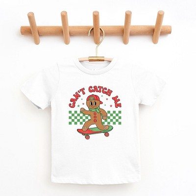 The Juniper Shop Gingerbread Man Skateboard Toddler Short Sleeve Tee