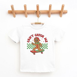 The Juniper Shop Gingerbread Man Skateboard Toddler Short Sleeve Tee - 1 of 3