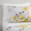Sapphtopaz Bedding Comforter Set Quilt Set Ultra Soft Microfiber Modern Botanical Featuring Yellow and Gray Leafy Print - 2 of 4