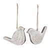 Melrose Carved Bird Ornament (Set of 12) - 2 of 4