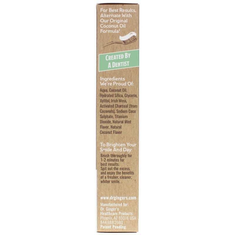 Dr. Ginger&#39;s Activated White Charcoal Toothpaste - 4oz, 5 of 7
