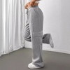 Clearlove Cargo Sweatpants for Women Drawstring Elastic Waist Wide Leg Pants  Straight Leg Pants Joggers with Pockets - 2 of 4