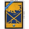 Trends International NHL Buffalo Sabres - Logo 25 Framed Wall Poster Prints - 3 of 4