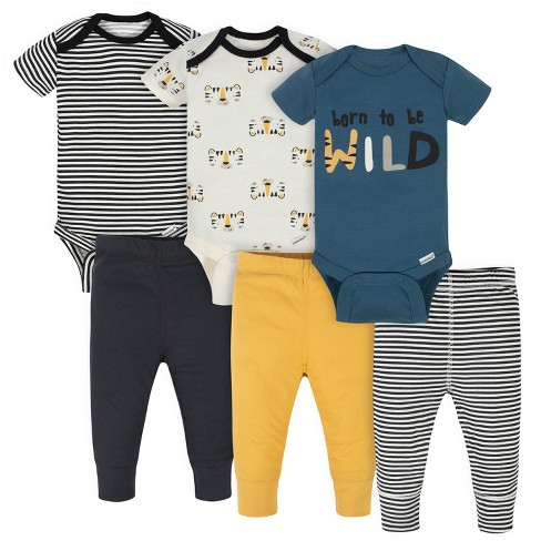 Onesies Brand Baby Boys' Bodysuits & Pants Set - Wild - 12 Months - 6-piece  : Target
