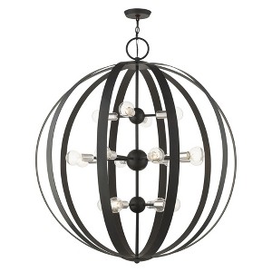 Livex Lighting Modesto 16 - Light Chandelier in  Black - 1 of 2