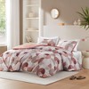 3Pcs Geometric Print Comforter Set, Premium Touch Contemporary Style All Season Bedding Set with Matching Shams - 2 of 4