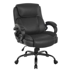 BestMassage Big and Tall Office Chair Computer Chair with Armrests, Black - 1 of 4
