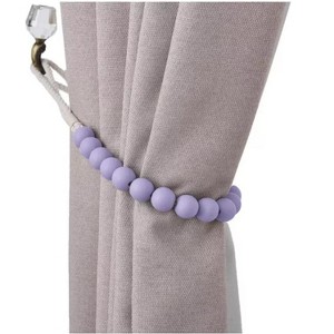 Chic Wooden Bead Curtain Tieback - Tree City - 1 of 3