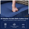 Buenhomino Outdoor Seat Cushion Set 25 x 22 x 4 Inch,Waterproof & Fade Resistant Outdoor Chair Cushions,Deep Seat Cushion with Removable Cover - 3 of 4