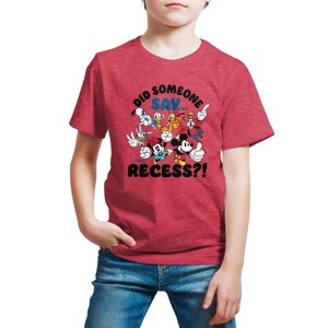 Boys' - Disney - Did Someone Say Recess Short Sleeve Graphic T-Shirt - 1 of 4