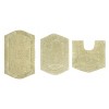 Waterford Collection Cotton Tufted Set of 3 Bath Rug Set - Home Weavers - 2 of 4