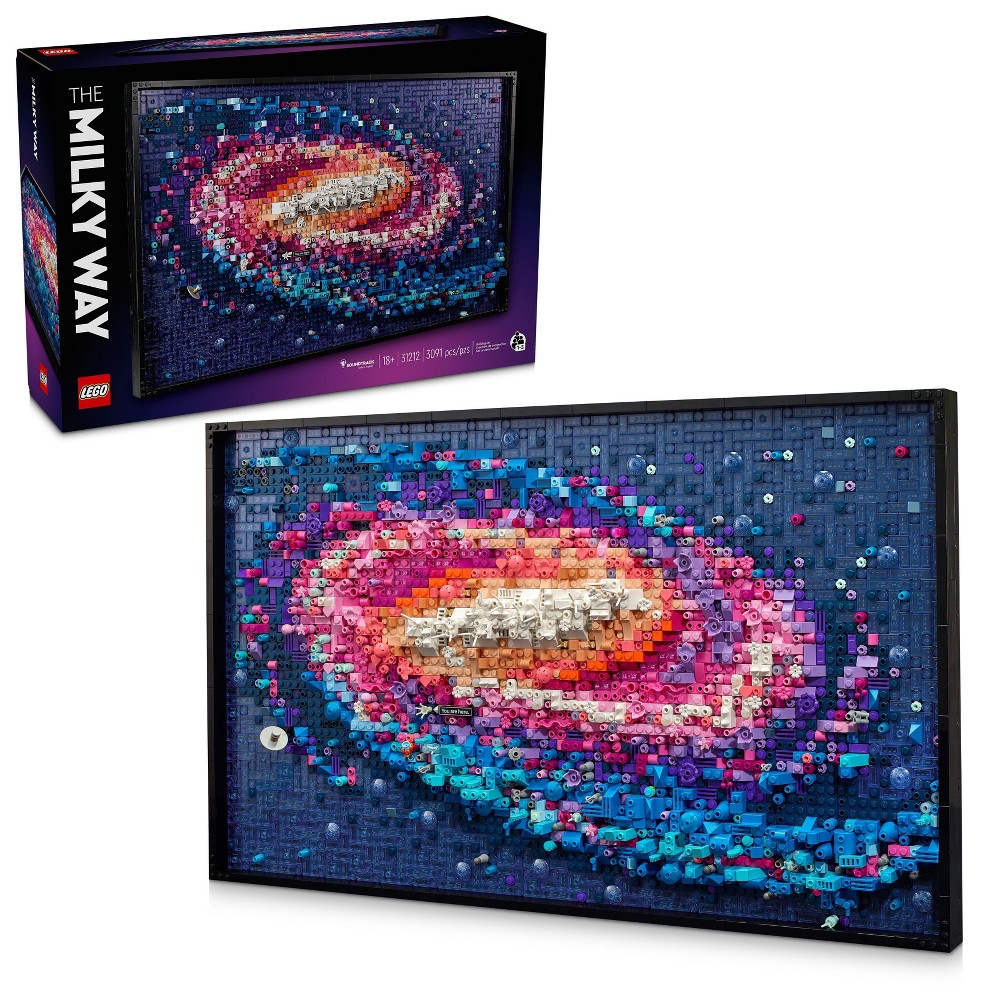 LEGO Art The Milky Way Galaxy Wall Art Dcor Set 31212