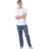 Voltron Mens' Classic Vintage TV Series '80s Tossed Print Pajama Pants Blue - 2 of 4