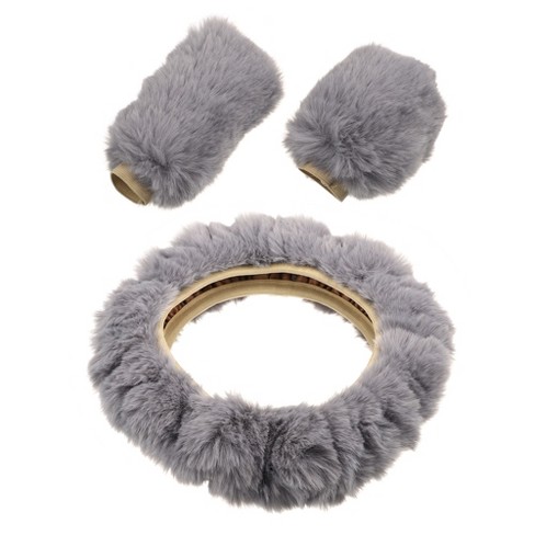 Soft And Warm 100% New Zealand Wool Fluffy Steering Wheel Cover