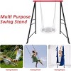 Porch Swing Frame Stand, Heavy Duty 550lbs A-Frame for Yoga Hammock, Saucer, Baby and Outdoor Swings - Red, Seat Not Included - 4 of 4