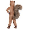 HalloweenCostumes.com Toddler Scampering Squirrel Costume | Cute Hooded Forest Animal Jumpsuit with Attached Tail - 3 of 3