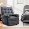 COMHOMA Power Lift Recliner, Oversized Chair with Side Pockets, Fabric Reclining Sofa Chair - 4 of 4