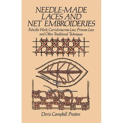 Needle-Made Laces and Net Embroideries - (Dover Knitting, Crochet, Tatting, Lace) by  Doris Campbell Preston (Paperback)