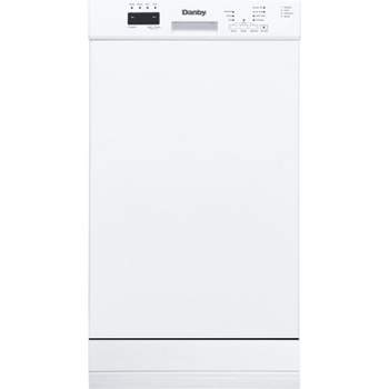 Costway White Countertop Air Drying Dishwasher with Water Tank and 5 P –  Kitchen Oasis