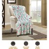 Elegant Comfort Super Soft Christmas Prints Blanket Home D¨¦cor, Warm Cozy Throws for Winter Bedding. - 3 of 4