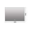 Keonjinn LED Backlit Bathroom Vanity Wall Mirror, 3 Color Temperatures Dimmable, Anti-Fog - 3 of 4
