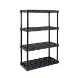 Gracious Living  Knect-A-Shelf Ventilated Heavy Duty Storage Unit Organizer System for Home, Garage, Basement & Laundry