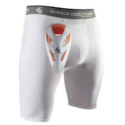 V3 Youth Compression Shorts - WHITE