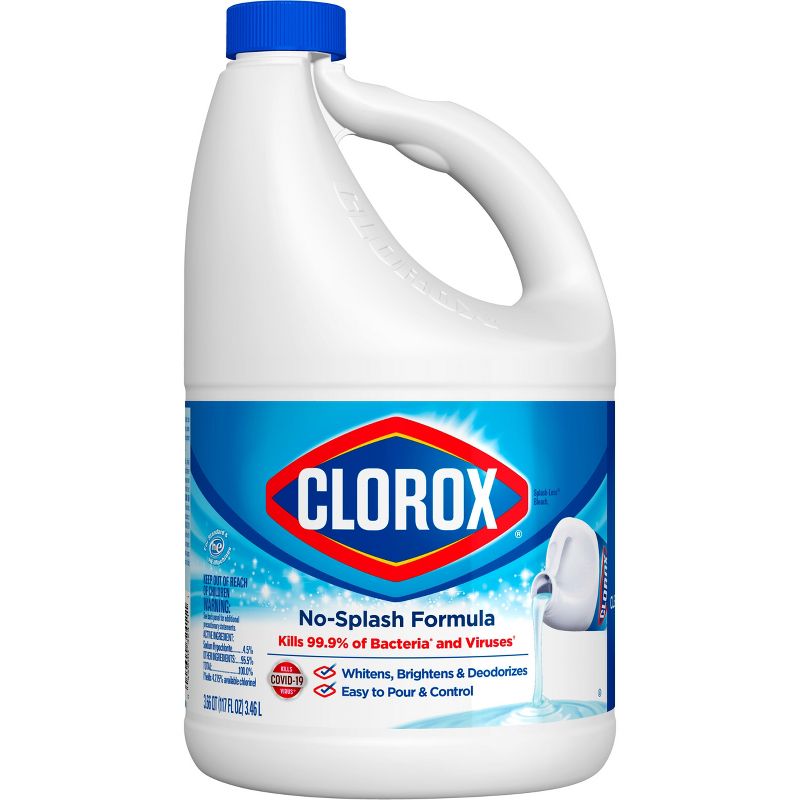 Clorox Splash-Less Liquid Bleach - Regular - 117oz, 3 of 13