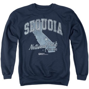 Men's Sequoia National Park State Line Crewneck Sweatshirt - 1 of 4