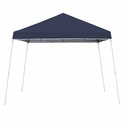 Z-Shade 10 x 10 Foot Angled Leg Instant Shade Outdoor Canopy Tent Portable Shelter with Durable Steel Frame and Carrying Bag, Navy