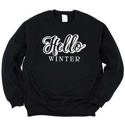Simply Sage Market Women's Graphic Sweatshirt Retro Hello Winter