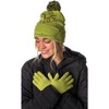 Dr. Seuss GRINCH Who Stole Christmas Embroidered Pom Beanie and Glove Set Green - 2 of 4