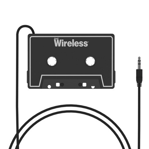 Just Wireless Cassette To 3.5mm Auxiliary Audio Adapter - Black : Target