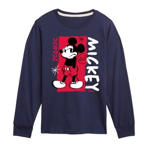 Boys' - Disney - Mickey Iconic Long Sleeve Graphic T-Shirt - 1 of 4