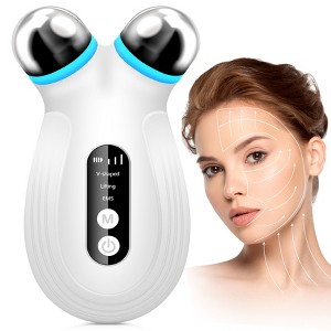 YEVYO Anti Aging and Wrinkles Microcurrent Facial Device, Boost Skin Care Products Absorption - White - 1 of 4