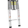 Cesicia 15 FT Silver Aluminum Alloy One-button Retraction Collapsible Extension Ladder - 2 of 4