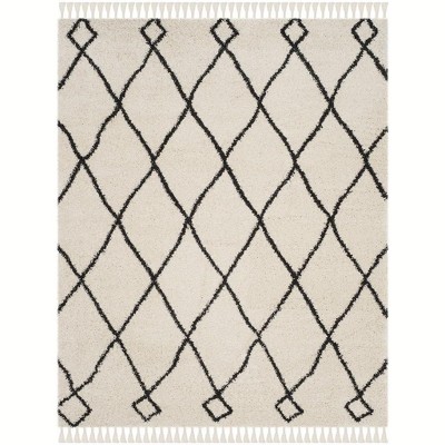 Moroccan Fringe Shag MFG241 Power Loomed Area Rug  - Safavieh