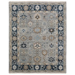 Oriental Weavers Majorca MAJ05 Grey / Blue Indoor Area Rug - 2'6" x 10' - 1 of 4