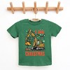 I Dig Christmas Excavator - Youth Short Sleeve Graphic T-Shirt and Toddler Short Sleeve Graphic T-Shirt - 2 of 4