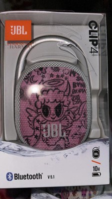 JBL Clip 4 Portable Bluetooth Waterproof Speaker (Pink)