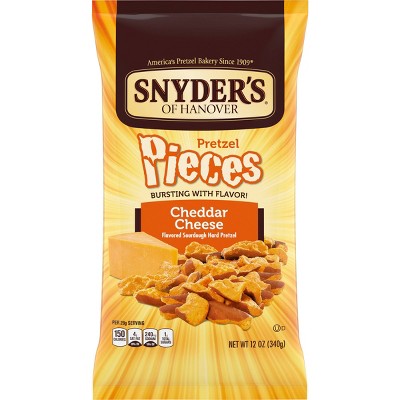 Snyder's of Hanover Cheddar Cheese Pretzel Pieces - 12oz