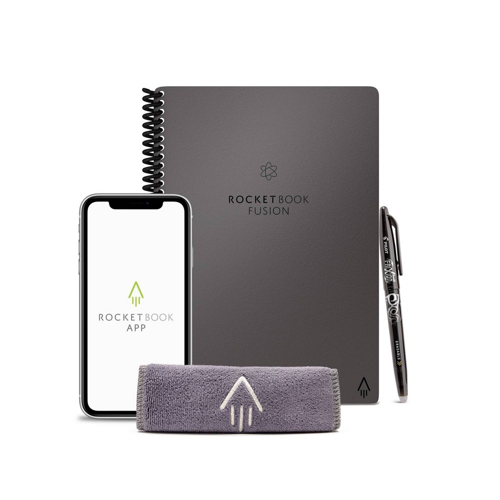 Photos - Notebook RocketBook Fusion Smart Reusable  7 Page Styles 42 Pages 6"x8.8" Executive Si 